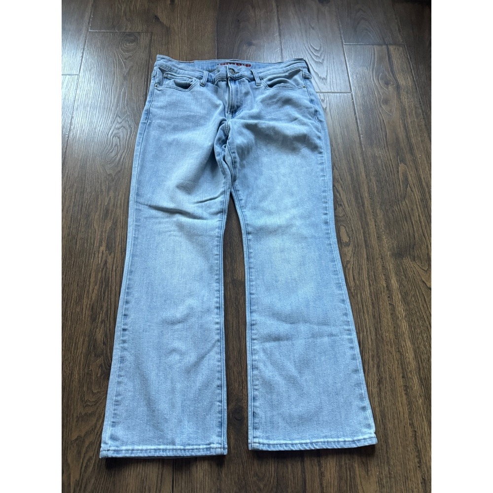 Lucky Brand Sweet Mid Rise Bootcut Jeans Light Wash Denim 14/32 R